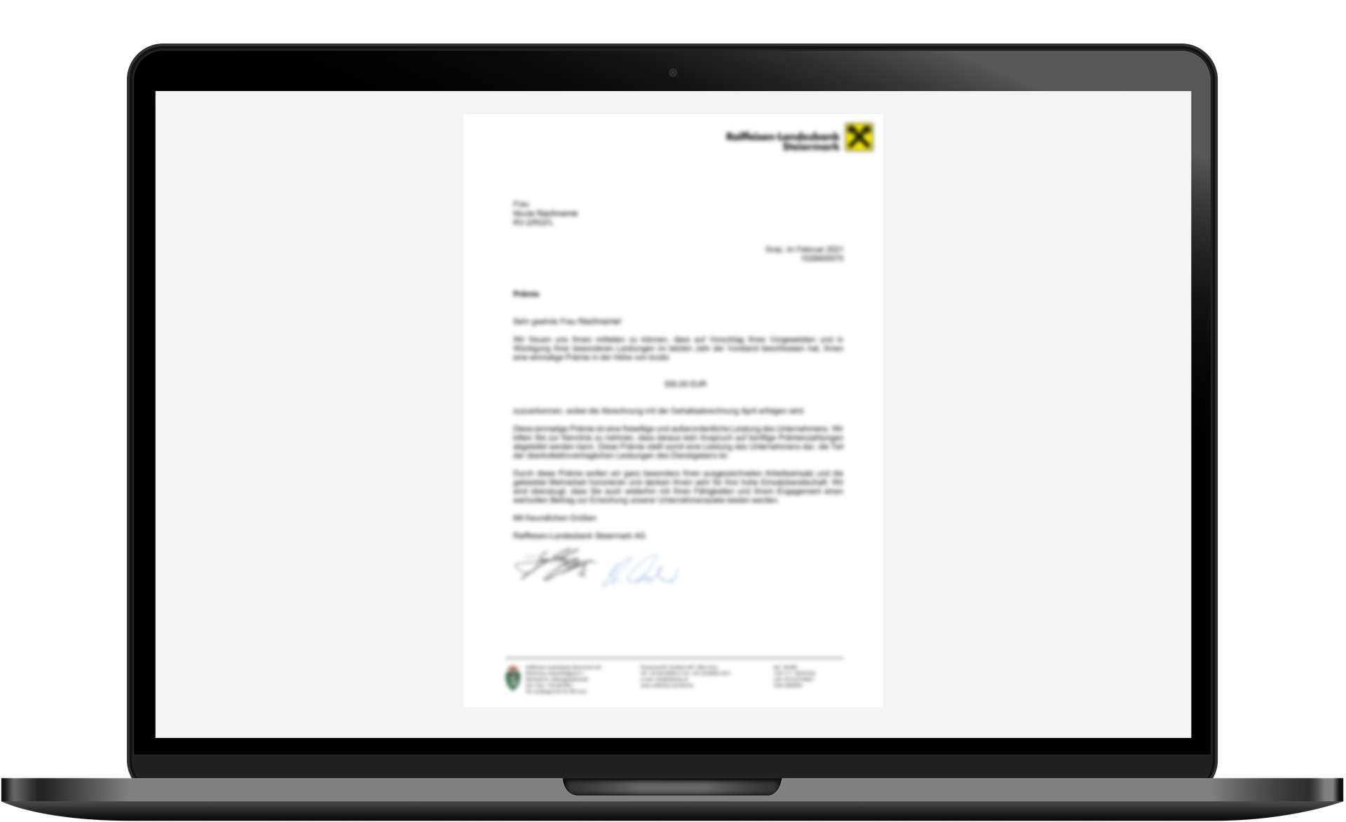 Brieferstellung MockUp